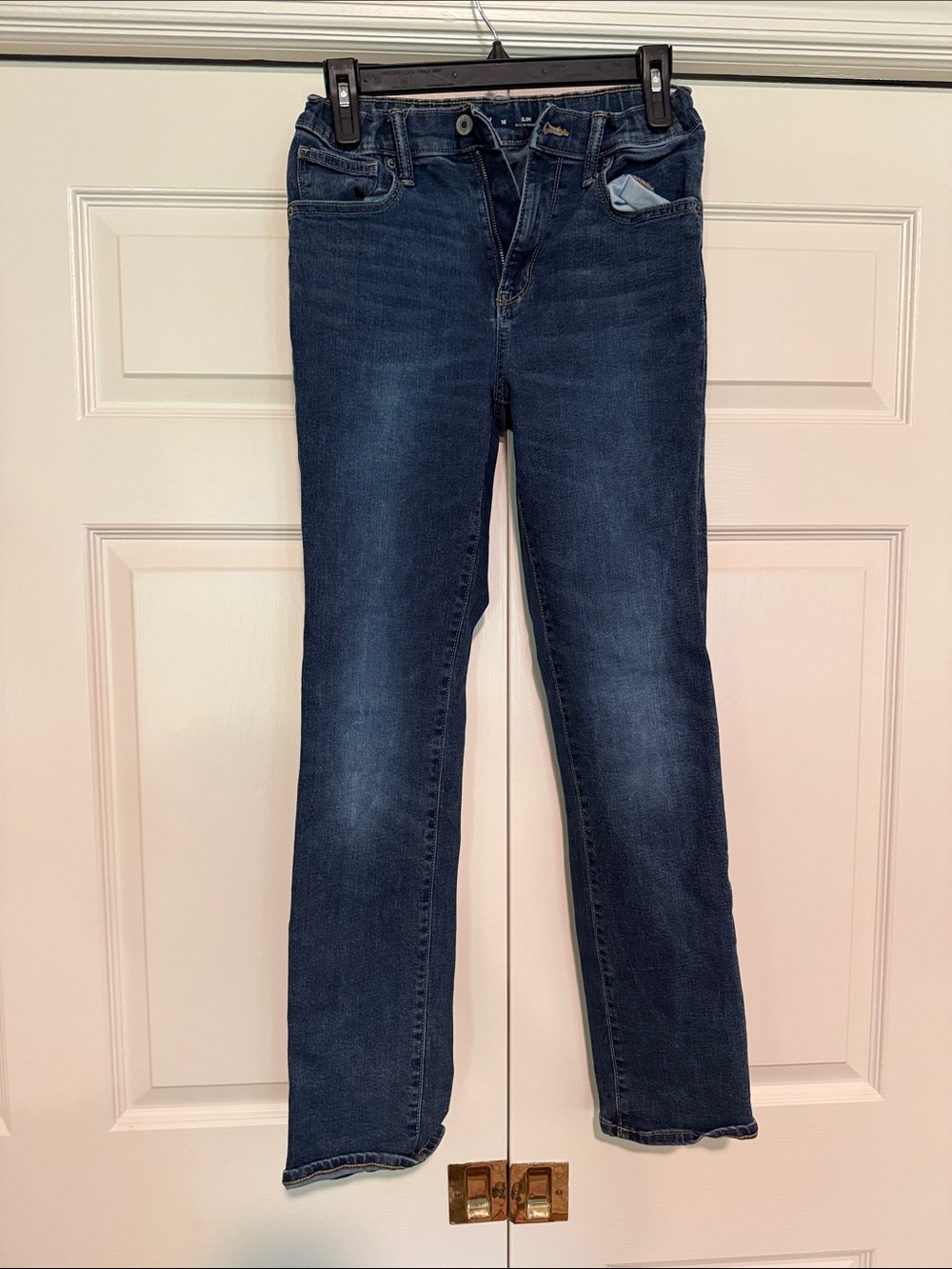 Old Navy Dark Blue Straight Jeans for Kids